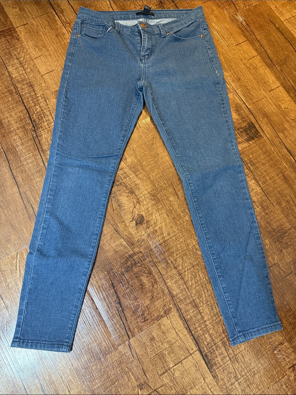Forever 21 Blue Skinny Jeans - Stretch Denim